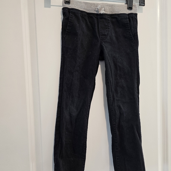 5t Old Navy black‎ and gray drawstring pants Easter Comfy Elevated Casual - Picture 13 of 16